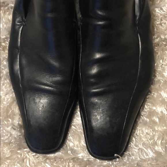 Vintage Christian Dior Pointed Leather Men… - Picture 3 of 8